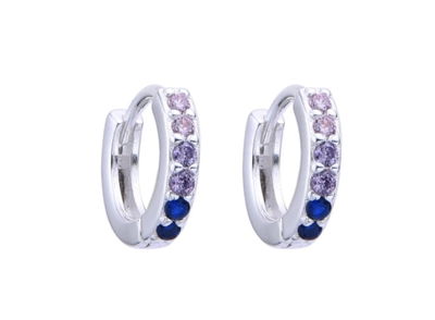 Argollitas Venecia 1 cm (Par) 