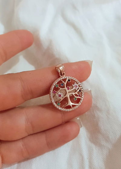 Dije Árbol de la Vida Rose 
