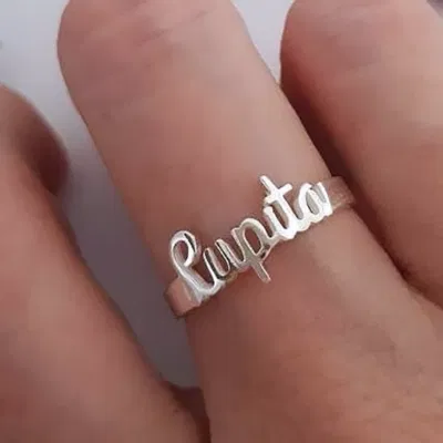 ANILLO NOMBRE SILVER