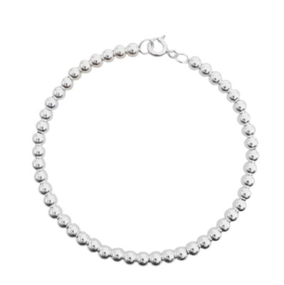 Pulsera De Bolitas 4 mm