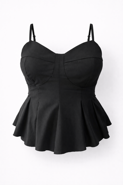 TOP PEPLUM TALLES 6 y 8