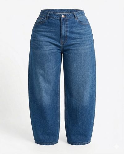 JEAN MOM BAGGY AZUL RÍGIDO 