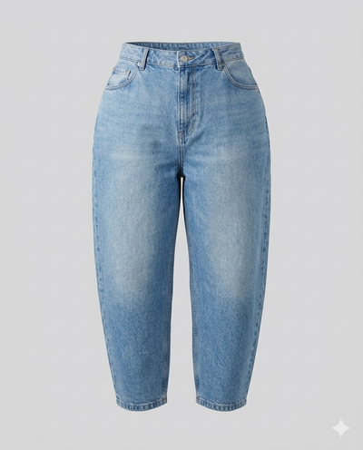 JEAN MOM BAGGY CELESTE RÍGIDO 