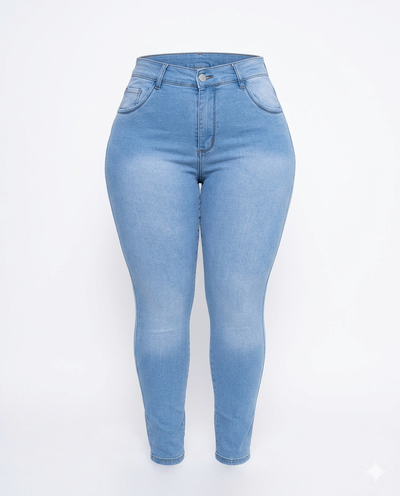 JEAN SKINNY CELESTE ELASTIZADO