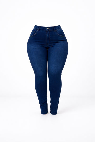 JEAN SKINNY AZUL ELASTIZADA 