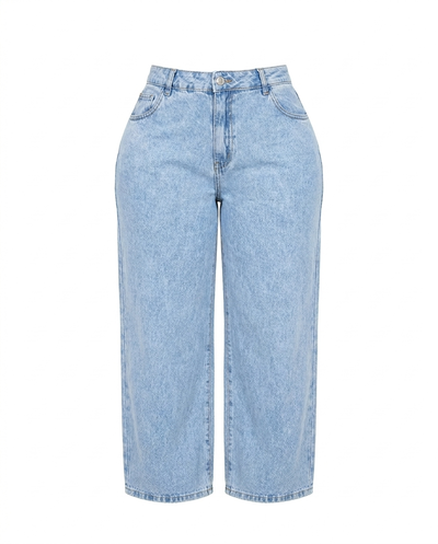 JEAN WIDE LEG CELESTE NEVADO RÍGIDO (sin elástico)
