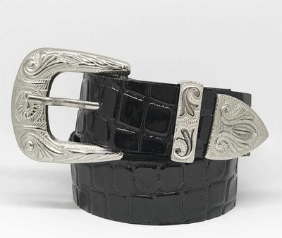 CINTO CROCO TEXANO
