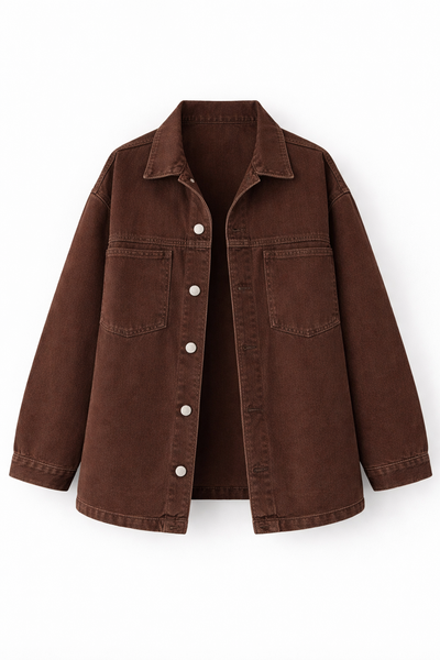 CAMPERA OVERSIZE CHOCOLATE 