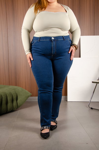 JEAN SKINNY ÓXIDO OSCURO ELASTIZADO