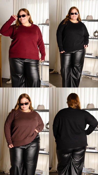 PACK X3 SWEATERS LISOS 