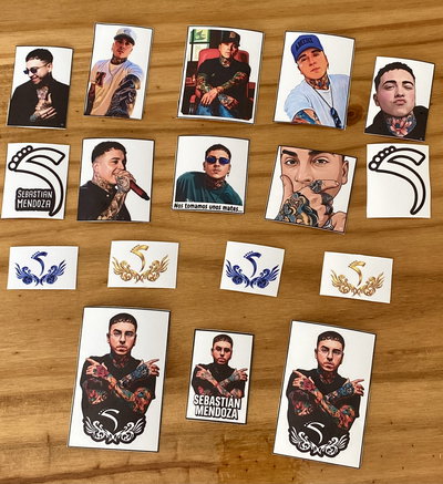 Pack 17 Stickers SEBASTIAN MENDOZA