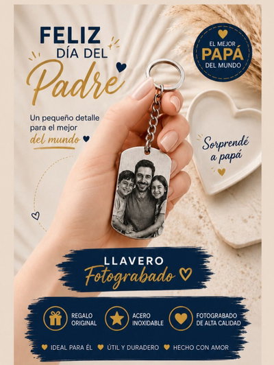 Llavero FOTOGRABADO - Línea Esencial