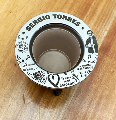 Mate SERGIO TORRES fotograbado