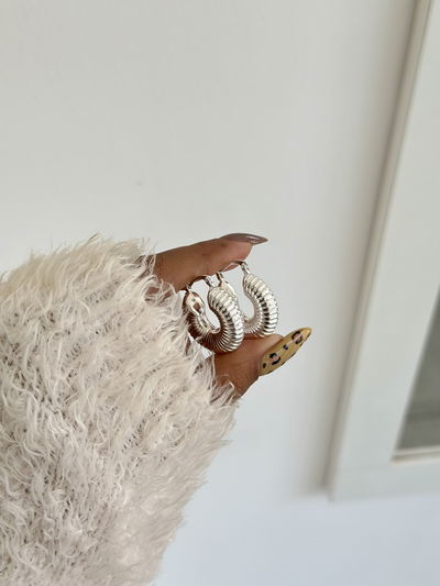 Argollas lila 