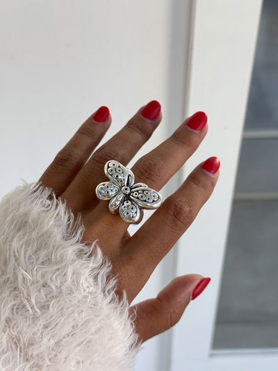 Anillo mariposa 