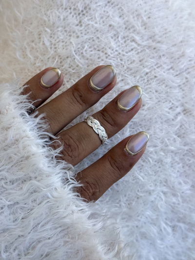 Anillo trenza 