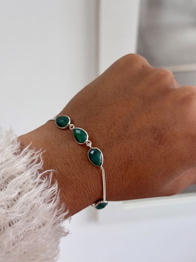 Pulsera esmeralda 