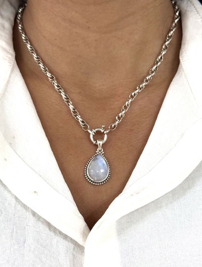 Conjunto piedra de la luna 