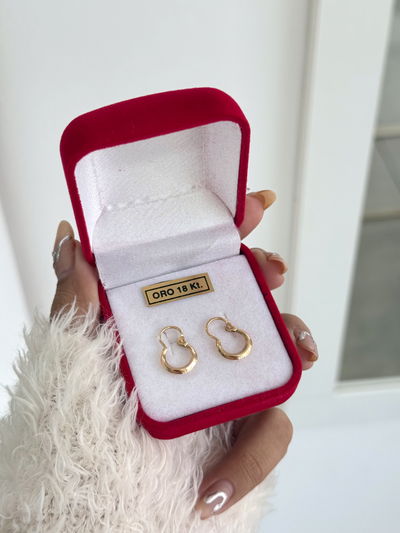 Argollas criollas ORO18K