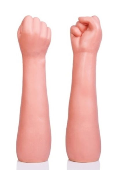 DILDO PUÑO MACIZO CON ANTEBRAZO XXL 