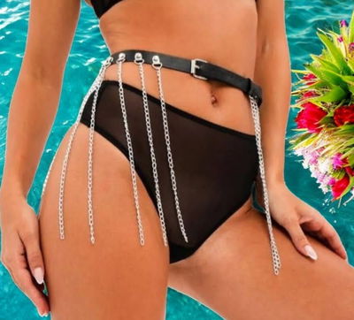 POLLERA CON CADENAS 