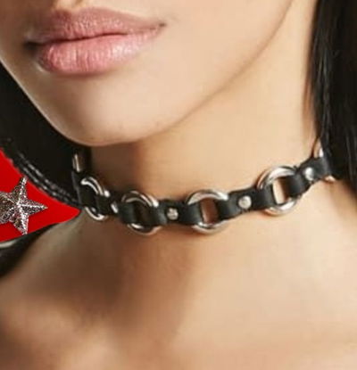 CHOKER CON AROS SENSUAL