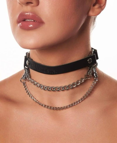 CHOKER DOBLE CADENA 