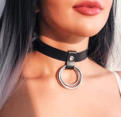 CHOKER CON DOS AROS 