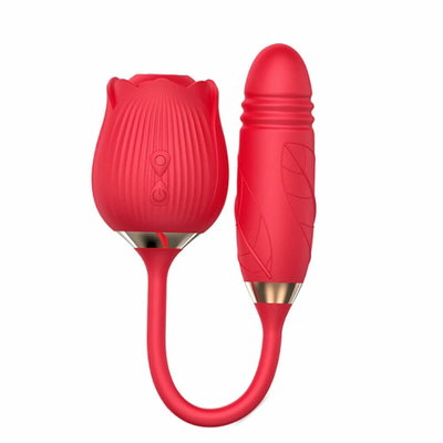 VIBRADOR DOBLE ESTIMULACIÓN FLORCITA 