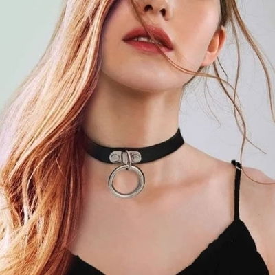 CHOKER CON PRETAL Y ARO 