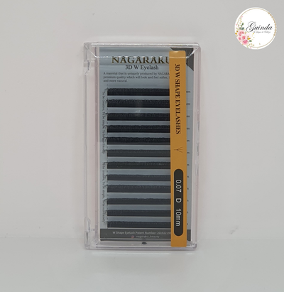 PESTAÑAS 3D PELO POR PELO (10 MM - 0.07D)
