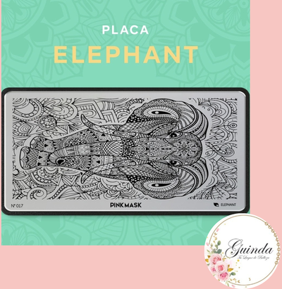 Placas de Stamping Pink Mask #1