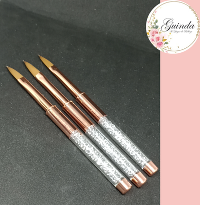 Pincel para acrilico con brillos