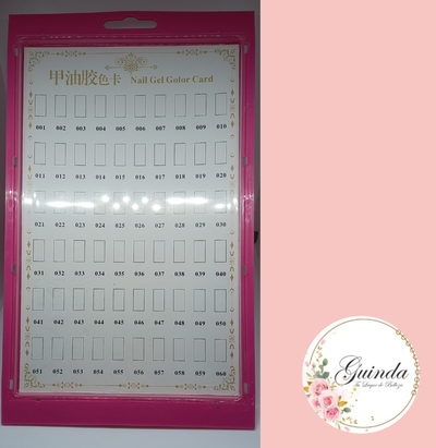 Muestrario tips rosado
