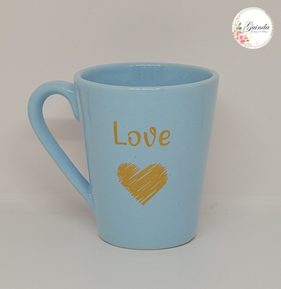 TAZA LOVE CELESTE