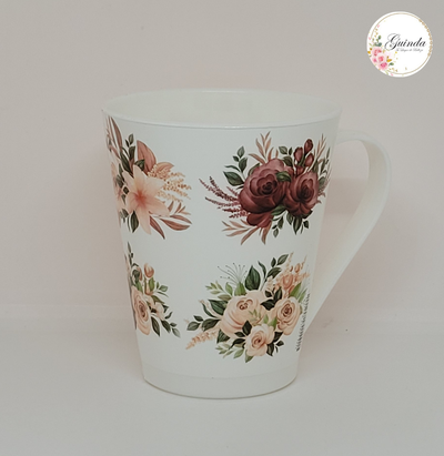 TAZA ESTAMPADA ROSAS