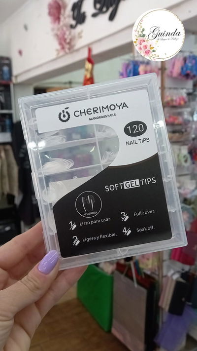 TIPS SOFT GEL ALMENDRA CHERIMOYA