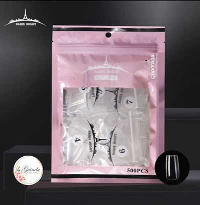 TIPS SOFT GEL  CUADRADA PARIS NIGTH