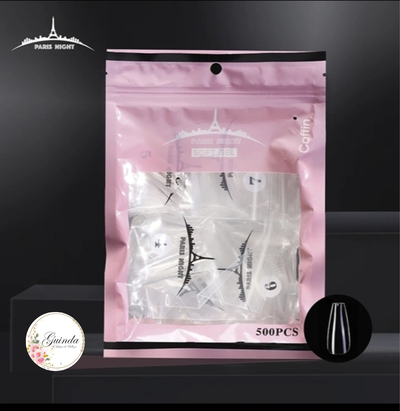 TIPS SOFT GEL COFFIN PARIS NIGTH