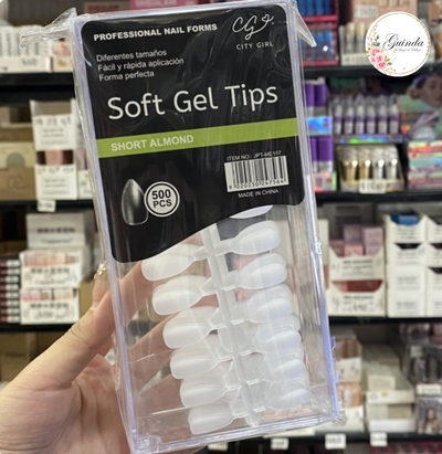 TIPS SOFT GEL ALMENDRA SHORT