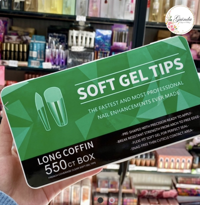TIPS SOFT GEL  LONG COFFIN