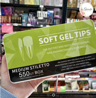 TIPS SOFT GEL  MEDIUM STILETTO
