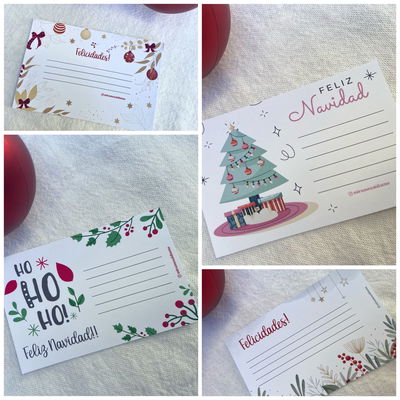 Imprimible Tarjetas Navidad