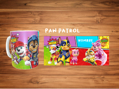 TAZA PAW PATROL 1