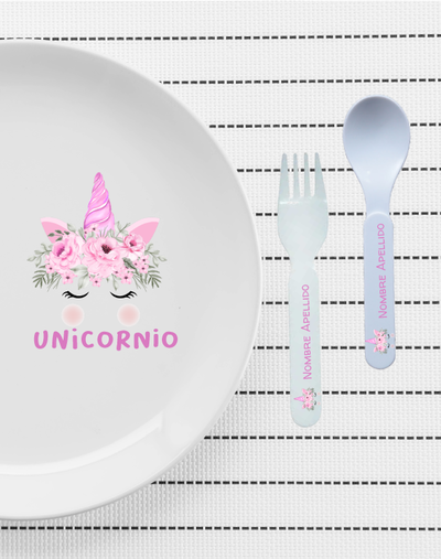 CUBIERTOS UNICORNIO