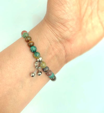 Pulsera Protección Ágata o Cuarzo blanco