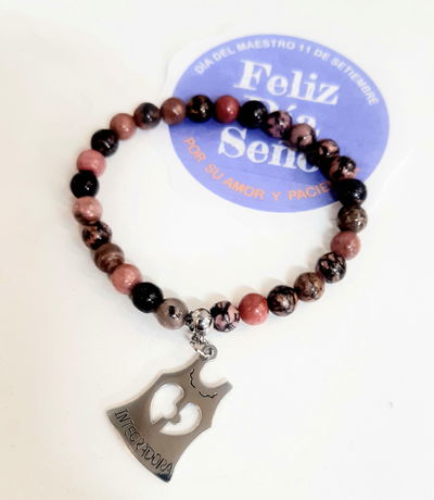 Pulsera Rodonita Maestra