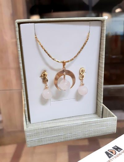 Conjunto Cuarzo Rosa 