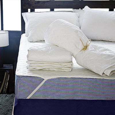 PROTECTOR DE COLCHON CON ELASTICOS