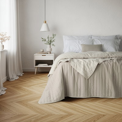 COVER KING CON MATELASEADO BORDADO